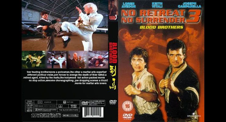 No Retreat, No Surrender 3: Blood Brothers (1990) DVD Cover