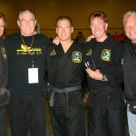 Aaron Norris, Tip Potter, Reggie Cochran, Chuck Norris and Duke Tirschel