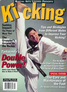 Andre Lima on the cover of Kicking Magazine