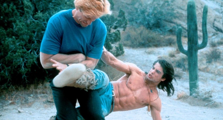 Michael M. Foley and John Haymes Newton in Desert Kickboxer. Michael M. Foley and John Haymes Newton in Desert Kickboxer.