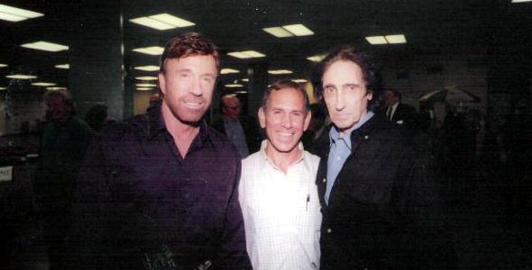 Chuck Norris, Maurice Elmalem and Aaron Banks