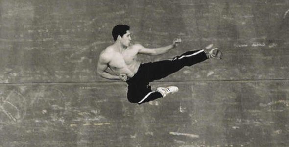 Scott Adkins Flying Side Kick