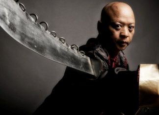 Ewart Chin with Broadsword