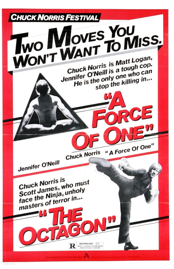 Chuck Norris Hulu A Force of One and The Octagon Poster