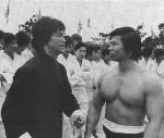 Bolo Yeung and Bruce Lee