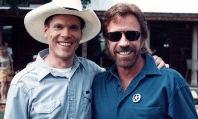 Stephen Quadros and Chuck Norris