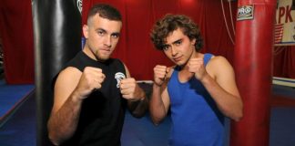 Jason Panettiere and Matt Ziff in The Martial Arts Kid