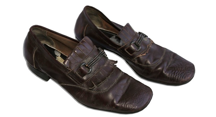 Bruce Lee's Mahogany Leather Loafers