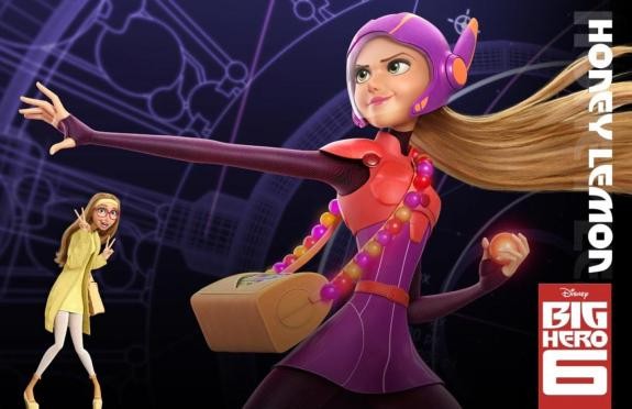 Honey Lemon in Big Hero 6 (Voiced by Genesis Rodriguez)