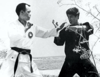 Jhoon Rhee and Bruce Lee