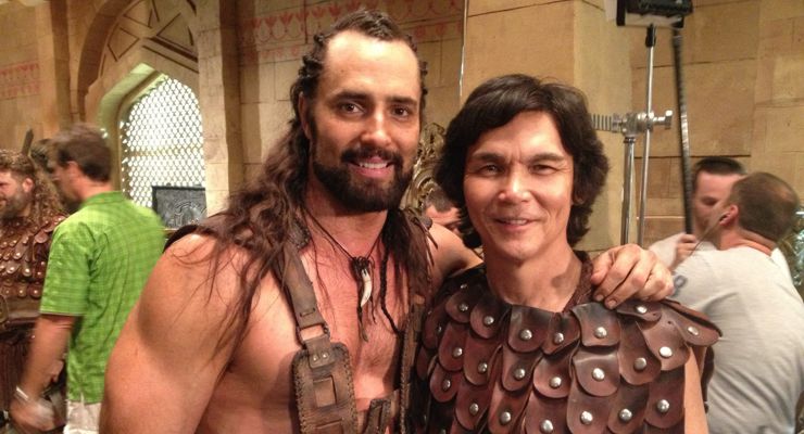 Victor Webster and Don "The Dragon" Wilson The Scorpion King 4