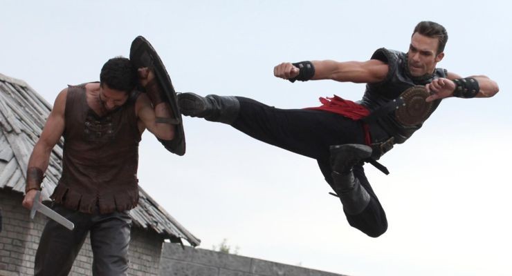 Darren Shahlavi and Scott Adkins in "Metal Hurlant" AKA Heavy Metal