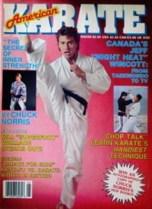 Jeff Wincott on the Cover of American Karate