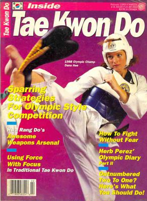 Dana Hee on Inside Tae Kwon Do Cover