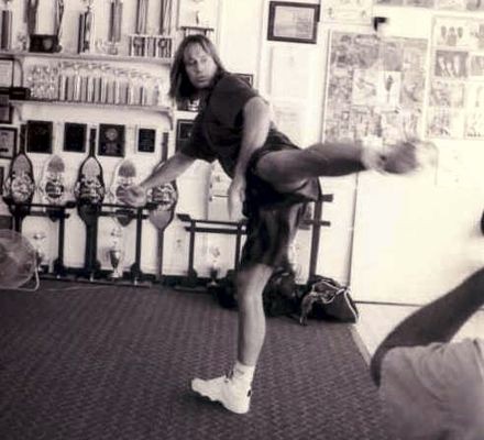 Kevin Sorbo Training at White Lotus Studio Northridge, CA