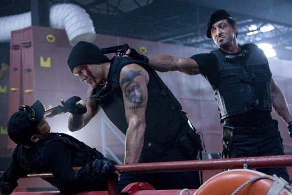 Sylvester Stallone, Jason Statham, Jet Li, The Expendables (2010)