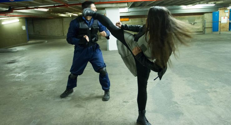Zara Phythian and Tom Benedict Knight in He Who Dares (2014) Zara Phythian and Tom Benedict Knight in He Who Dares (2014)