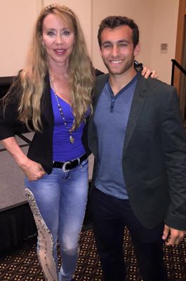 Cheryl Wheeler and Matthew Ziff at the Sunscreen Film Festival