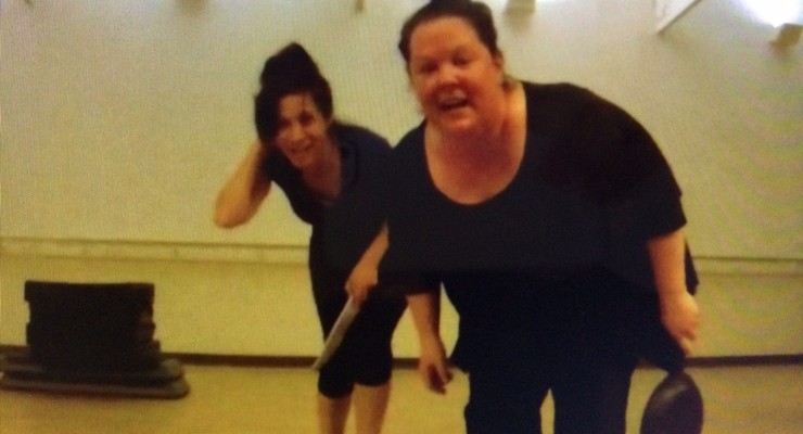 Diana Lee Inosanto training Melissa McCarthy for Spy (2015)