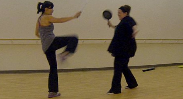 Diana Lee Inosanto training Melissa McCarthy for Spy (2015)