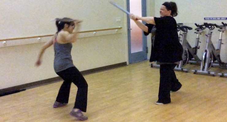 Diana Lee Inosanto training Melissa McCarthy for Spy (2015)