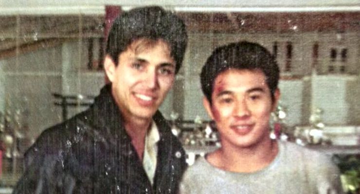 Kenny Perez and Jet Li