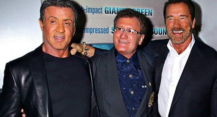 Sly Stallone, Dr. Bob Goldman, Arnold Schwarzenegger