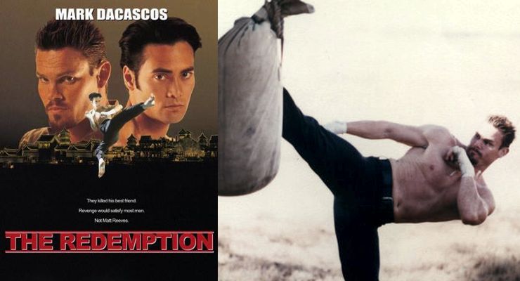 Mark Dacascos and Geoff Meed in The Redemption: The Redemption: Kickboxer 5 (1995).