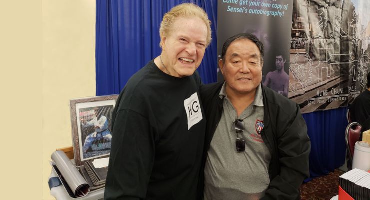 Hank Garrett and his instructor Fumio Demura