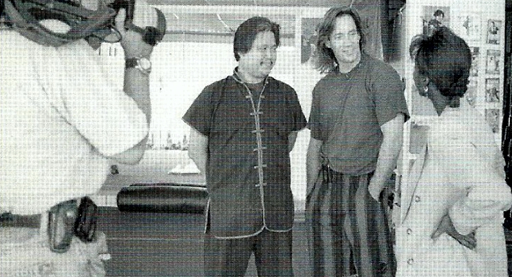 Doug Wong with Kevin Sorbo.