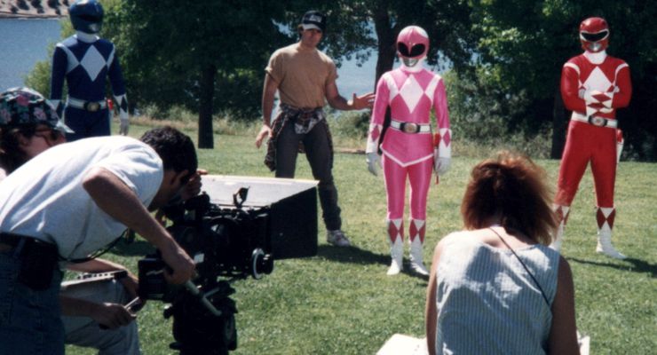 Jeff Pruitt directing the Pink Ranger