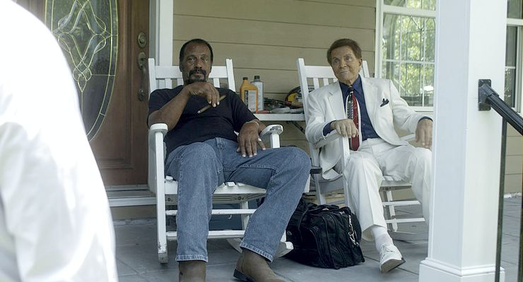 Fred Williamson and Mel Novak in Check Point (2017) 