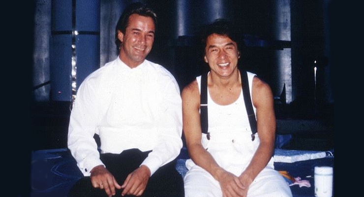 Richard Norton and Jackie Chan