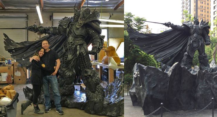 Arthas the Lich King Statue for Blizzard Entertainment's 25th Anniversary