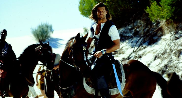 Zen Gesne as Sinbad on a Horse