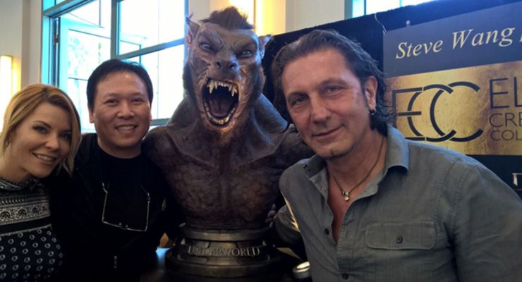 McKenzie Westmore, Steve Wang and Patrick Tatopoulos at Monsterpalooza