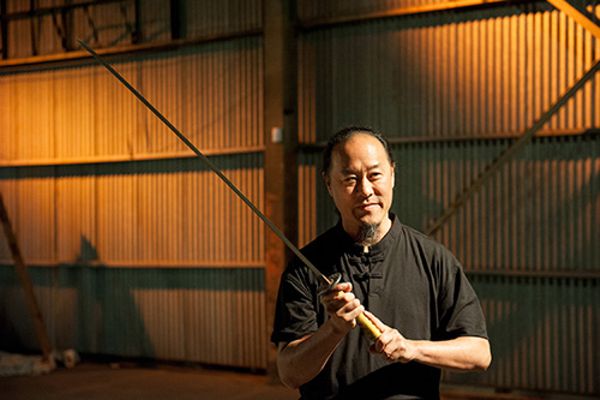 Gene Ching with a Baltimore Knife & Sword Katana