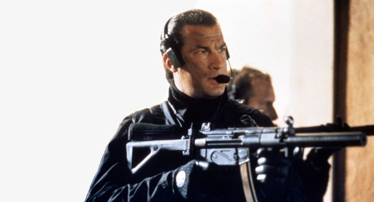 Steven Seagal with Firearm