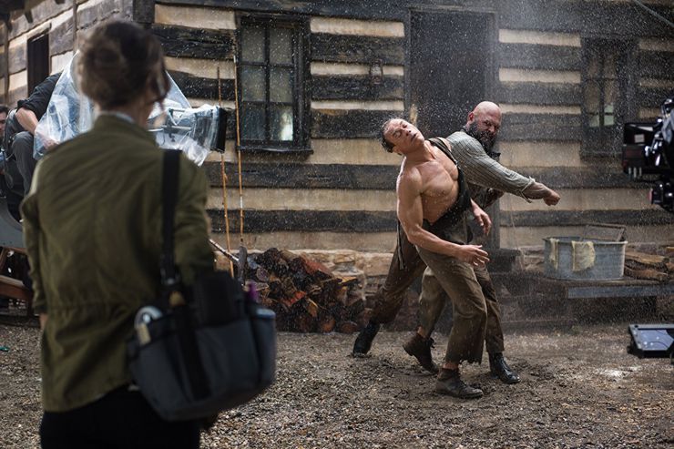 Jean Claude Van Johnson Filming Huck