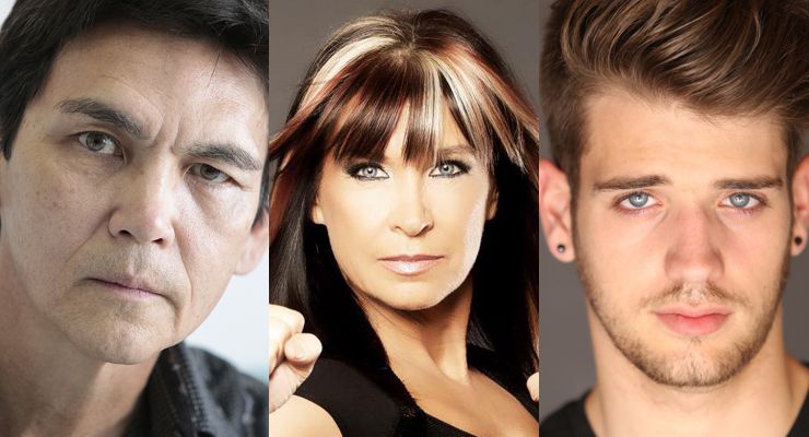 Don Wilson, Cynthia Rothrock and Brandon Tyler Russell