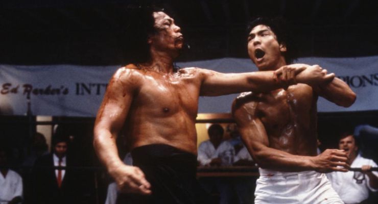 John Cheung and Jason Scott Lee in Dragon: The Bruce Lee Story