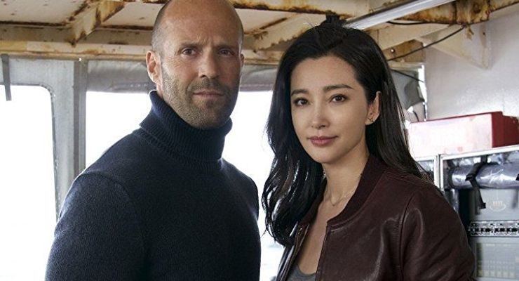 Jason Statham and Bingbing Li in The Meg (2018)