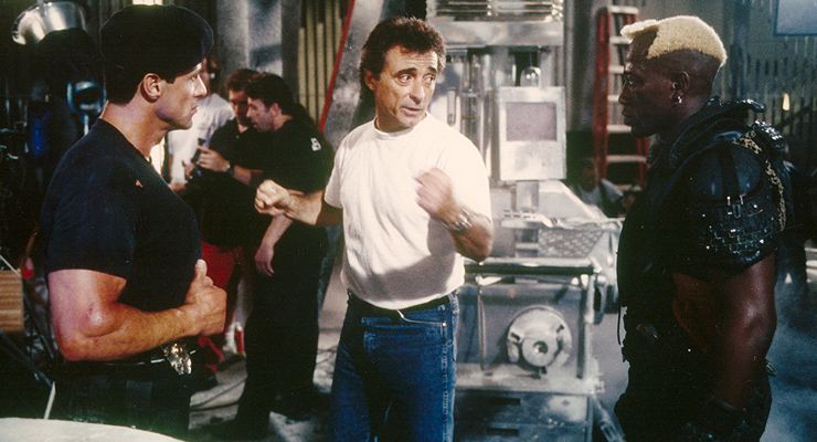 Charlie Picerni working on Demolition Man (1993)