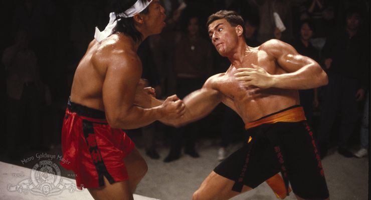 Bolo-Yeung and Jean-Claude Van Damme in Bloodsport (1988)