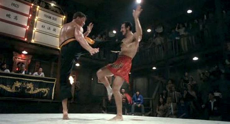 Jean-Claude Van Damme and Paulo Tocha in Bloodsport (1988)