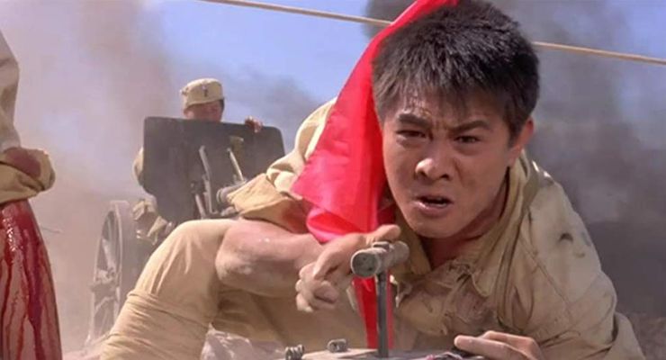 Jet Li in Born to Defense (1986)