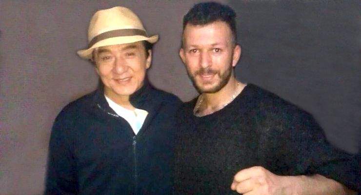 Jackie Chan and Bassem Khayati