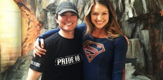 Supergirl Season 1 - David Wald and Melissa Benoist.