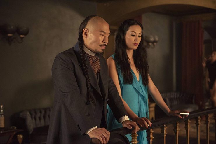 Hoon Lee and Olivia Cheng in Warrior (2019)