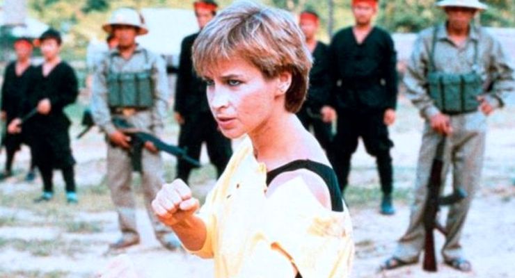 Cynthia Rothrock in No Retreat, No Surrender 2: Raging Thunder (1987)